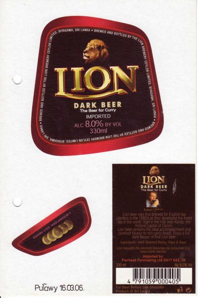 Lion Dark Beer