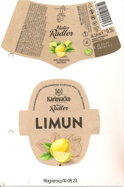 Karlovacko Radler Limun