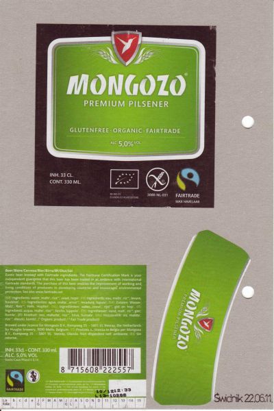 Mongozo Premium Pilsener