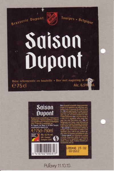 Saison Dupont 0,75l