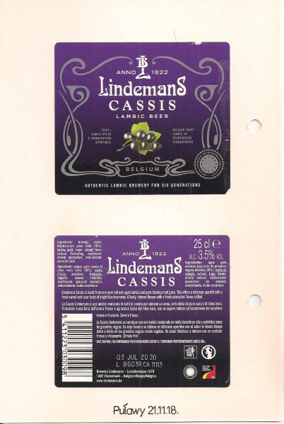 Lindemans Cassis