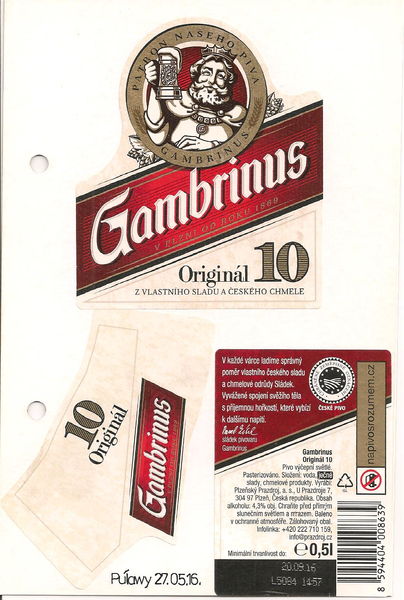 Gambrinus Original 10