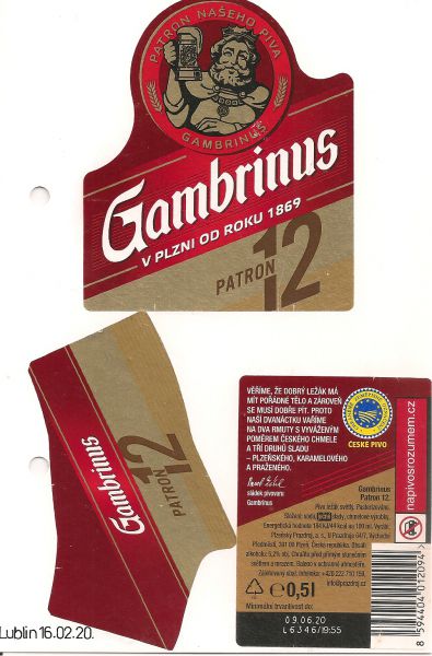 Gambrinus Patron 12