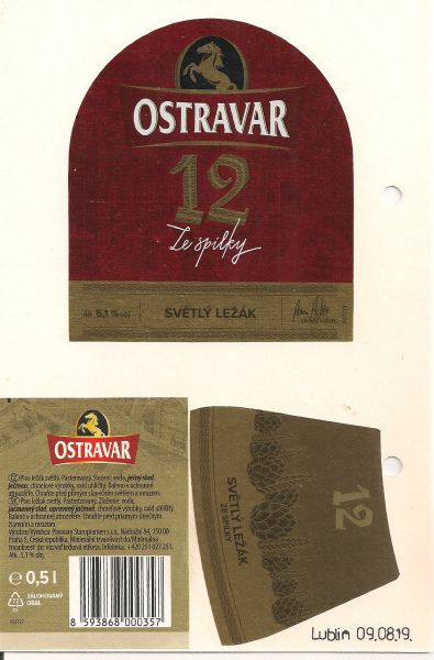 Ostravar 12 Svetly Lezak ze Spilky