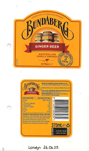 Bundaberg Ginger Beer