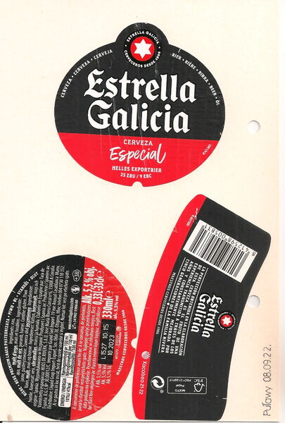 Estrella Galicia Cerveza Especial