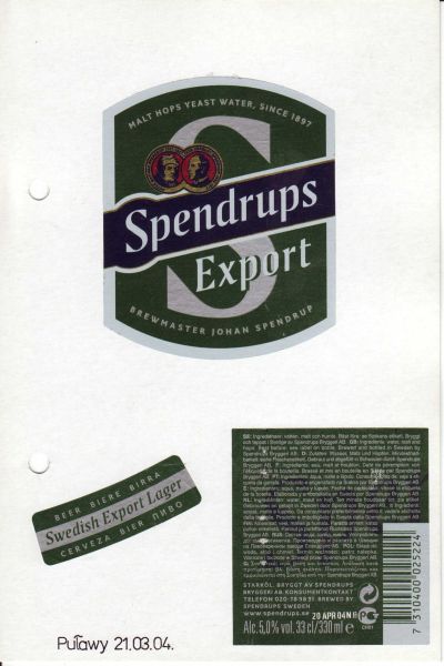 Spendrups Export