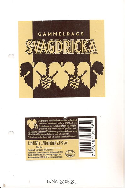 Gammeldags Svagdricka