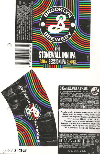 Brooklyn Brewery The Stonewall Inn IPA