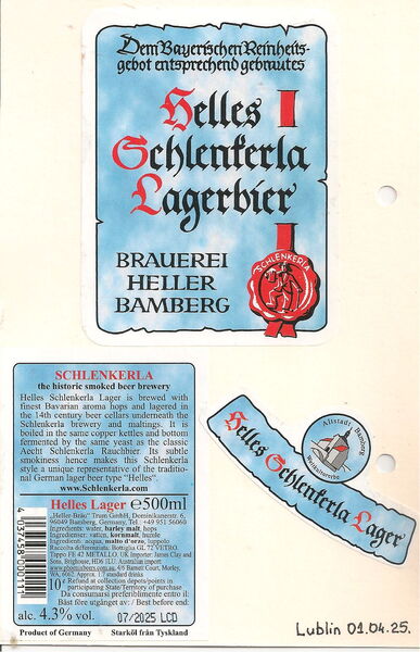 Bamberg Helle Schlenkerla Lagerbier