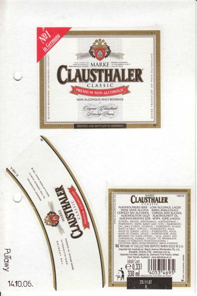 Clausthaler Classic Premium Non-Alcoholic