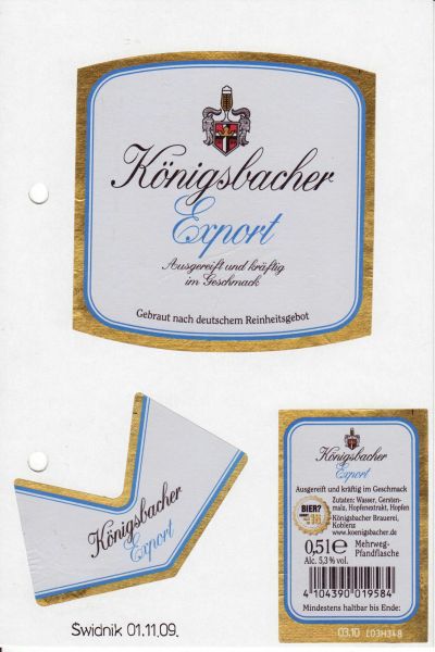 Konigsbacher Export