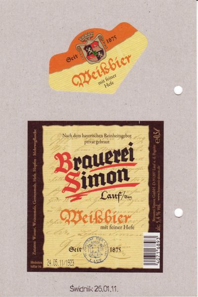 Brauerei Simon Weisbier