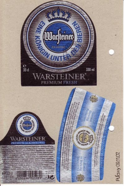 Warsteiner Premium Fresh