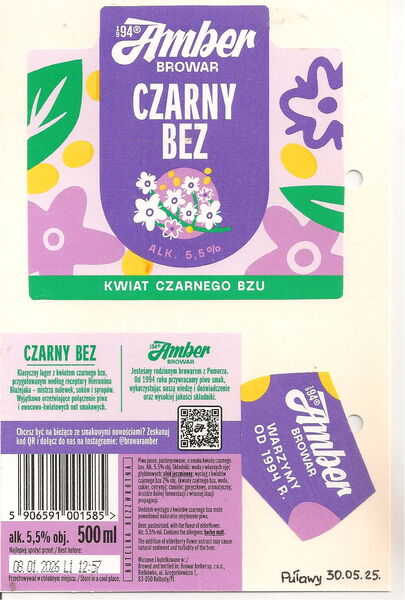Amber Czarny Bez
