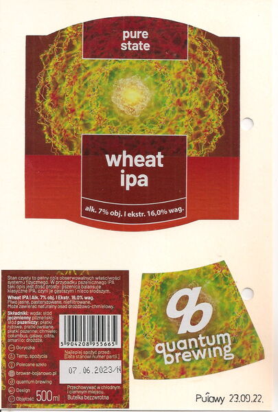 Pure State Wheat IPA