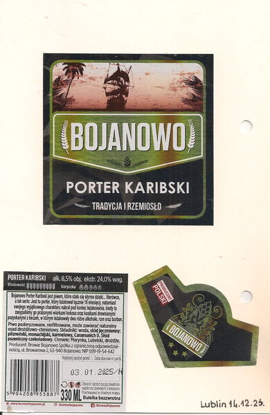 Bojanowo Porter Karibski