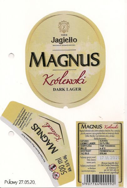 Magnus Królewski Dark Lager