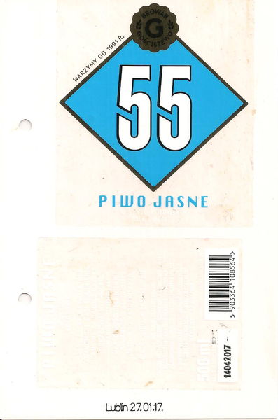 55 Piwo Jasne