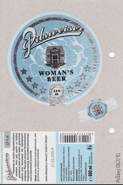 Pilsweiser Woman's Beer
