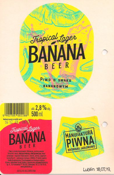 Tropical Lager Banana Beer