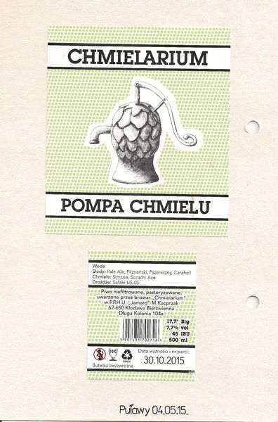 Chmielarium Pompa Chmielu