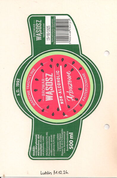 Browar Wąsosz Arbuzowe Non-Alcoholic