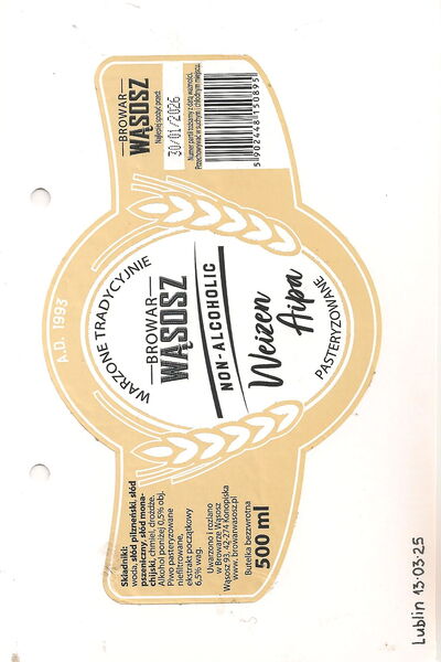 Browar Wąsosz Non-Alcoholic Weizen Aipa