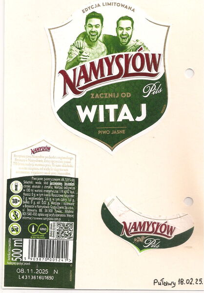 Namysłów Witaj