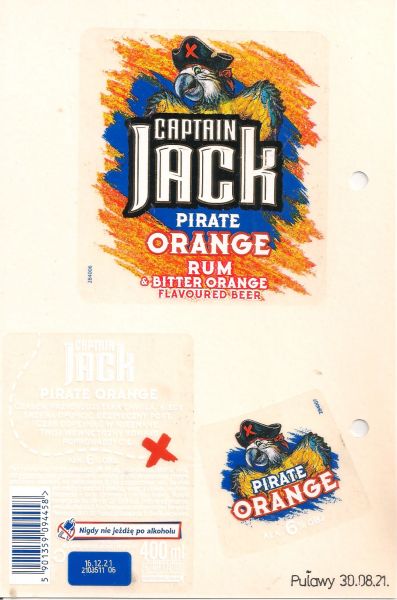 Captain Jack Pirate Orange Rum