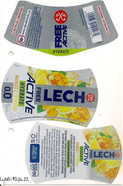 Lech Free Active Hydrate Mango i Cytryna