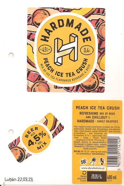 Hardmade Peach Ice Tea Crush