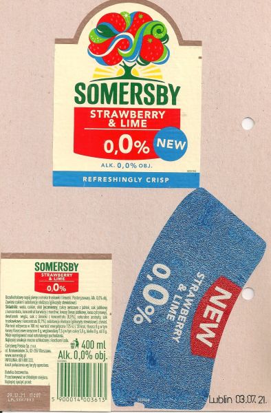 Somersby Strawberry & Lime 0,0%