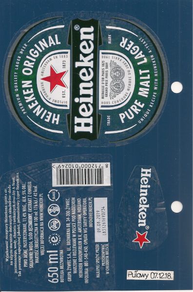 Heineken Pure Malt Lager
