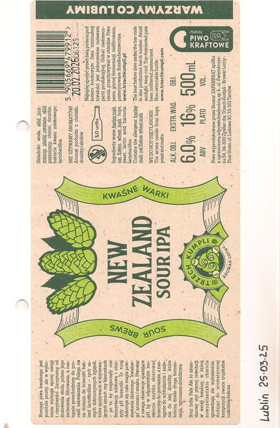 Trzech Kumpli New Zealand Sour IPA