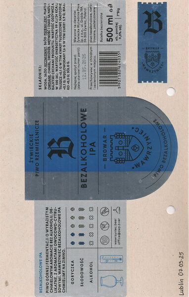 Browar Wawrzyniec Bezalkoholowe IPA