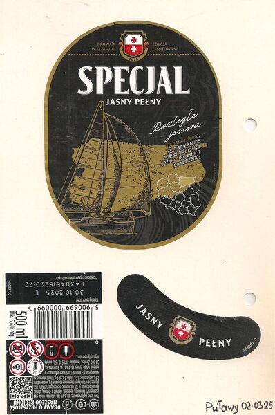 Specjal Jasny Pełny Rozległe Jeziora