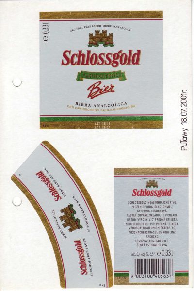 Schlossgold Alkoholfrei
