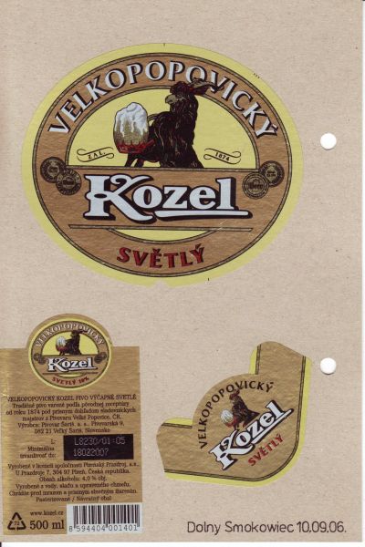 Velkopopovicky Kozel Svetly