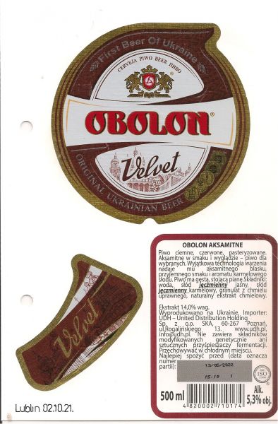 Obolon Velvet